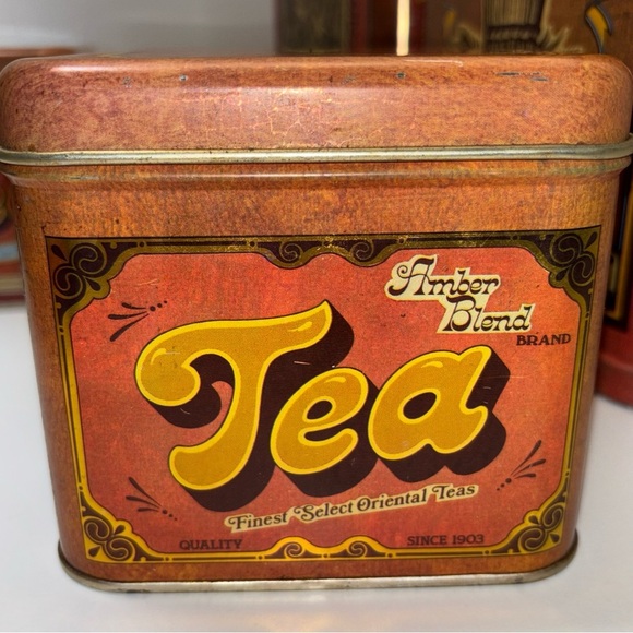 Cheinco 1978 / 1979 Golden Harvest tin kitchen canister set - Picture 6 of 15